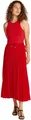 Produktbild: Tommy Hilfiger Damen Kleid Midi Dress Ärmellos, Rot (Primary Red), XL