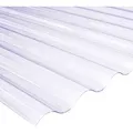 Produktbild: PVC-Wellplatte 76/18 120 x 80 cm 0,8 mm klar - Transparent