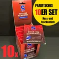 Produktbild: S100 10 Stk. Visier- und Helmreiniger Visierreiniger Nass+Trocken Tuch unterwegs
