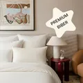 Produktbild: Amqua Biber Bettwäsche 155x220 Weiß – Flanell Winterbettwäsche Set aus 100% Baumwolle, 2-teilig mit Kissenbezug 80x80, warm und hautfreundlich, atmungsaktiv, pflegeleicht, Reißverschluss