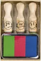 Produktbild: BRUNNEN 1048692 Stempelset Belohnung Smiley 3 Holzs
