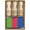 Produktbild: Stempelset Belohnung Smiley 3 Holzs