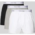 Produktbild: Calvin Klein Underwear Boxershorts mit elastischem Logo-Bund im 3er-Pack in Black, Größe XL