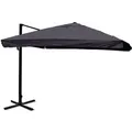 Produktbild: MCW Ampelschirm A96 3,5x3,5m Alu Flap Anthrazit ohne Ständer