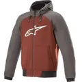 Produktbild: Alpinestars Motorradjacke Chrome Sport Motorrad Hoodie Wasserdicht protektoren grau|rot S