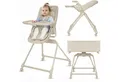 Produktbild: lionelo Hochstuhl MADDIE SET (Set), 3in1/360° Drehung/T25 Matratze/4 Rollen/5-Punkt-Gurt