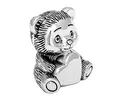 Produktbild: Brillibrum Design Kindersparbüchse Teddy mit Herz versilbert anlaufgeschützt Sparschwein Bärchen Geldose Silber Geschenkidee für Mädchen