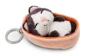 Produktbild: NICI Schlüsselanhänger Sleeping Pets Katze schwarz 8cm