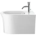 Produktbild: Duravit White Tulip Wand-Bidet 2293150000 37x54cm, mit Hahnloch, Überlauf, Hahnlochbank, weiß