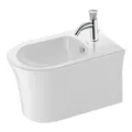 Produktbild: Duravit Wand-Bidet White Tulip 37x54cm, m HL, ÜL, Hahnlochbank, weiß