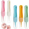 Produktbild: 5 Stück Baby Nasenpinzetten Set, Ouceanwin Infant Nase Reinigung Pinzette Sicherheits Pinzette Rundkopf Kunststoff Cleaner Clip, Baby Ohrnasen Nabelreiniger Clip Tool für Nasenreinigungswerkzeuge