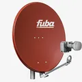 Produktbild: Fuba DAL 804 R Sat Anlage Antenne Schüssel Spiegel Alu Rot Quad LNB DEK 417 4 Teilnehmer (HDTV-, 4K- und 3D-kompatibel)