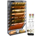 Produktbild: Hängeorganizer Wandablagefächer 9 Stöckiger Wandmontage Schreibtisch Organize...