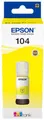 Produktbild: Epson Original Drucker Tinte 104 Yellow EcoTank ET 2710 2711 2720 2726 4700 2712