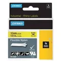 Produktbild: DYMO Rhino Band Nylon 12mmx3.5m schwarz->gelb Multimedia-Technik Verbrauchsmaterial