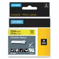 Produktbild: Dymo Rhino Band IND, Nylon 12 mm x 3,5 m schwarz auf gelb