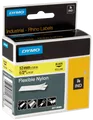 Produktbild: DYMO IND 18490 - DYMO IND Nylon, 12mm, schwarz/gelb