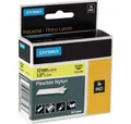 Produktbild: DYMO Druckerband Rhino Nylon-Schriftband 18490 12mm x 3,5m schwarz/gelb