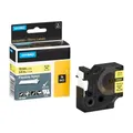 Produktbild: Dymo Rhino Schriftband Nylon 12mm x 3,5m schwarz auf gelb 18490 Beschriftung