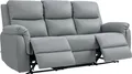 Produktbild: HOMCOM Fernsehsessel Relaxsessel mit Liegefunktion, 3 Sitzer Sofa TV-Sessel mit Taschenfeder, Kinosessel mit Doppel-Liegesessel, Fußablage, Dunkelgrau