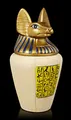 Produktbild: Figuren Shop GmbH Großer Anubis Kanopenkrug | Tier-Urne, Haustier-Urne, handbemalt, H 27 cm