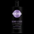 Produktbild: Syoss Blonde & Silver Purple Shampoo für blondes und graues Haar neutralisie
