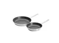 Produktbild: Woll Pfannenset Steel, Edelstahl, Metall, 2-teilig, 2 L, rund, hitzebeständige Griffe, backofengeeignet, rostfrei, Kochen, Pfannen, Pfannensets