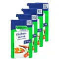 Produktbild: Cuisine Noblesse - 4er Pack Küchensahne 15 % in 1 kg Packung - Sahne Sahneerzeugnis ideal zum Kochen mit Schraubverschluss (Kochsahne ultrahocherhitzt)