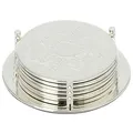 Produktbild: Glasuntersetzer Set Ø 9 cm - runde versilberte Getränke-Untersetzer 7-tlg. - ideale Tischunterlage für Flaschen, Gläser, Tassen, Becher gegen Kratzer und Flecken
