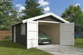 Produktbild: Nordic Holz Garage Yarik, Einzelgarage mit Satteldach, BxT: 474x583 cm