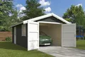 Produktbild: Garage Satteldach 40 mm Yarik grün 400x560 cm Lasita