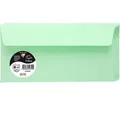 Produktbild: Clairefontaine Briefumschläge Pollen grün DIN lang, ohne Fenster, haftklebend, 120g/m², 20 Stück