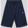 Produktbild: CHAMPION Regular Fit Sweatshorts mit Logo-Print in Marine, Größe 152