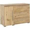 Produktbild: arthur berndt Kommode, Eiche Artisan, Holzwerkstoff, 2 Fächer, 3 Schubladen, 127x92x50 cm, Blauer Engel, Hergestellt in Deutschland, Wohnzimmer, Kommoden & Sideboards, Kommoden