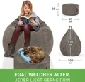 Produktbild: Green Bean 2er Set Indoor XXL Sitzsack + Hocker 