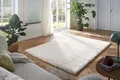 Produktbild: TaraCarpet Flokati-Teppich TaraCarpet Flokati Eco Langflorteppich Shaggy, rechteckig, Höhe: 52 mm, Flokati Hochflor Langflor weich creme Wohnzimmer Schlafzimmer 60x120