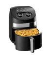Produktbild: Deski Heißluft Fritteuse 3,5 Liter 1000 W schwarz Friteuse bis 0,8 kg ölfrei