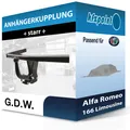 Produktbild: Für Alfa Romeo 166 Limousine 10.2003-06.2007 G.D.W. Anhängerkupplung starr neu