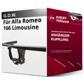 Produktbild: Anhängerkupplung starr für Alfa Romeo 166 Limousine 10.2003-06.2007 neu
