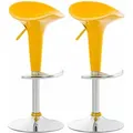 Produktbild: 2er Set Barhocker Saddle Gelb