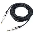 Produktbild: 6 m Stereo Klinkenkabel 6,35 mm Klinke Stereo Audio Kabel Symmetrisch Klinke 6,3