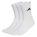Produktbild: adidas Unisex CUSHIONED SPORTSWEAR CREW SOCKS 3 PAIR PACK, white/white/black, 42-45