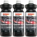 Produktbild: 3x SONAX PROFILINE MicrofibreWash Waschmittel für Mikrofaser Microfasertücher 1L