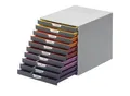 Produktbild: DURABLE Schubladenbox VARICOLOR®, HxBxT 292 x 280 x 356 mm, 10 Schubladen, grau