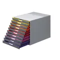 Produktbild: DURABLE Schubladenbox VARICOLOR 10, mit 10 Schubladen