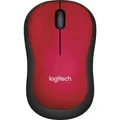 Produktbild: Logitech M185 Maus Funk Optisch Rot 3 Tasten 1000 dpi