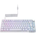 Produktbild: ISY IGK 6500 Gasket Mount Gaming Tastatur Weiß Beleuchtet Keyboard
