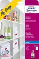 Produktbild: Avery Zweckform Etiketten Flaschen-Etiketten InkJet 90x120mm VE=20 Stück