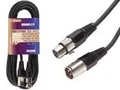 Produktbild: XLR-Kabel Professional XLR-Stecker auf XLR-Buchse (1m, Schwarz)