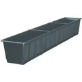 Produktbild: Geli - Blumenkasten Standard 100 cm anthrazit Blumentopf Pflanzkasten Pflanzgefäß